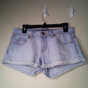 Stone Love Blue Jeans Shorts Juniors 9 Cheeky Light Wash Blue